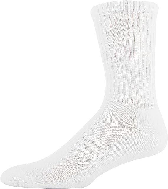 Gildan Men's Active Cotton Crew Socks, 10-pairs