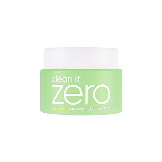BANILA CO Clean it Zero Pore Clarifying Cleansing Balm - Korean Makeup Remover for Oily/Acne Prone Skin - Vegan & Made with Tea tree oil + 4-Terpineol - 100ml/3.38 fl oz…