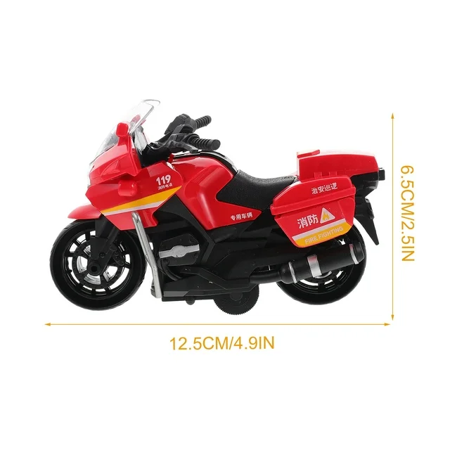 2Pcs Interesting Pull Back Car Wear-resistant Toy Motorcycles Plastic Children Toys